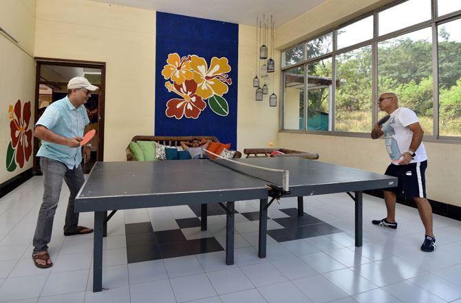 Indoor games at Health Club